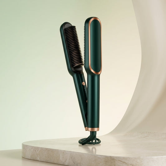 Ceramic Coating Hair Straightener Comb With Temp Control