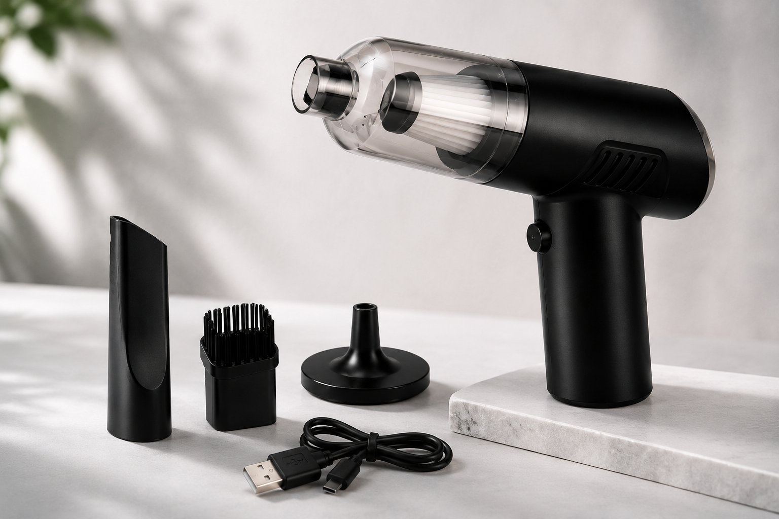 Cordless 3-In-1 Handheld Vacuum Cleaner With Attachments