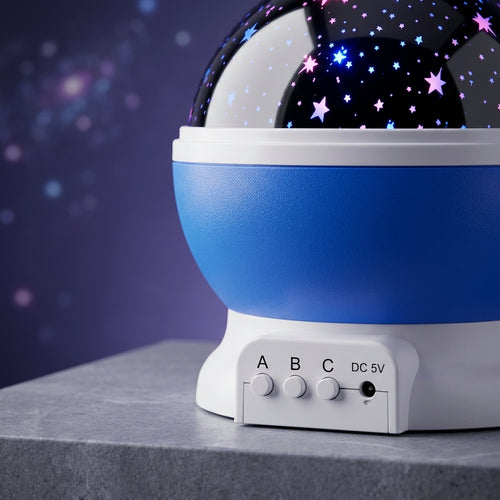 Abs Galaxy Star Projector Night Lamp 8 Color 360 Rotation