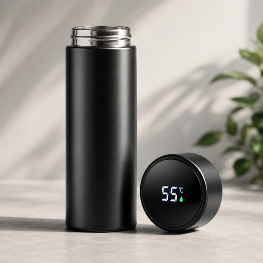 Smart Temperature Display Water Bottle – 500ml Stainless Steel
